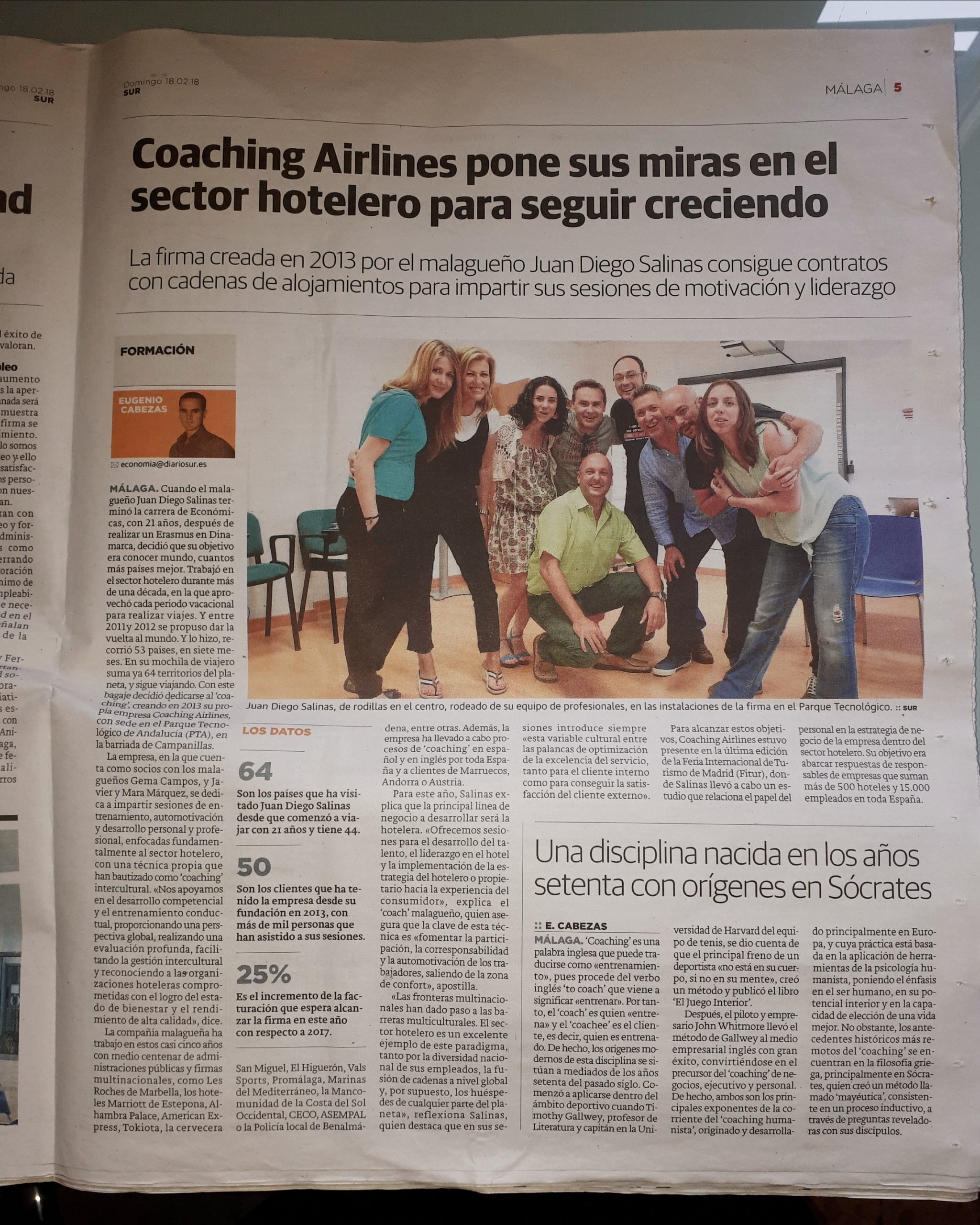 Coaching para hoteles